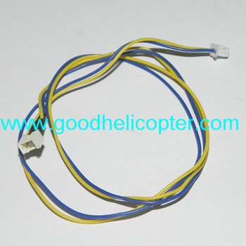 Wltoys Q333 Q333-A Q333-B Q333-C quadcopter drone parts LED connect wire plug (Yellow-Blue wire) - Click Image to Close